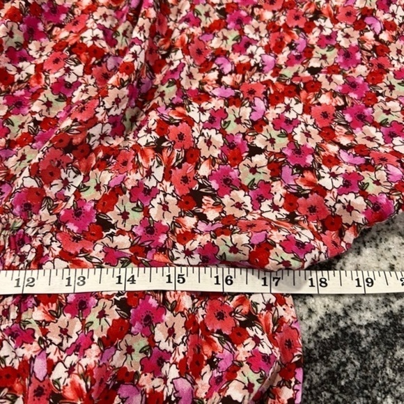 ZARA Floral Dress with Oversized Sleeves - Picture 9 of 12